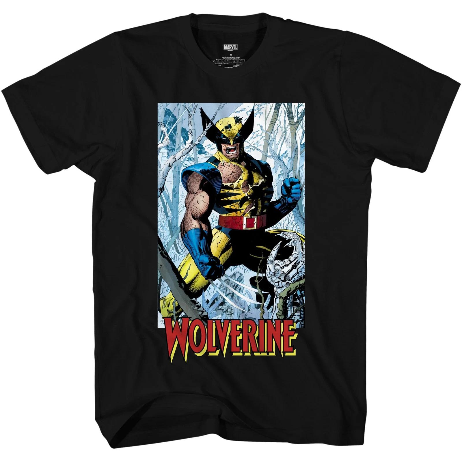 Wolverine 90 s Cover By Jim Lee Marvel Comics Children s T-shirt 100