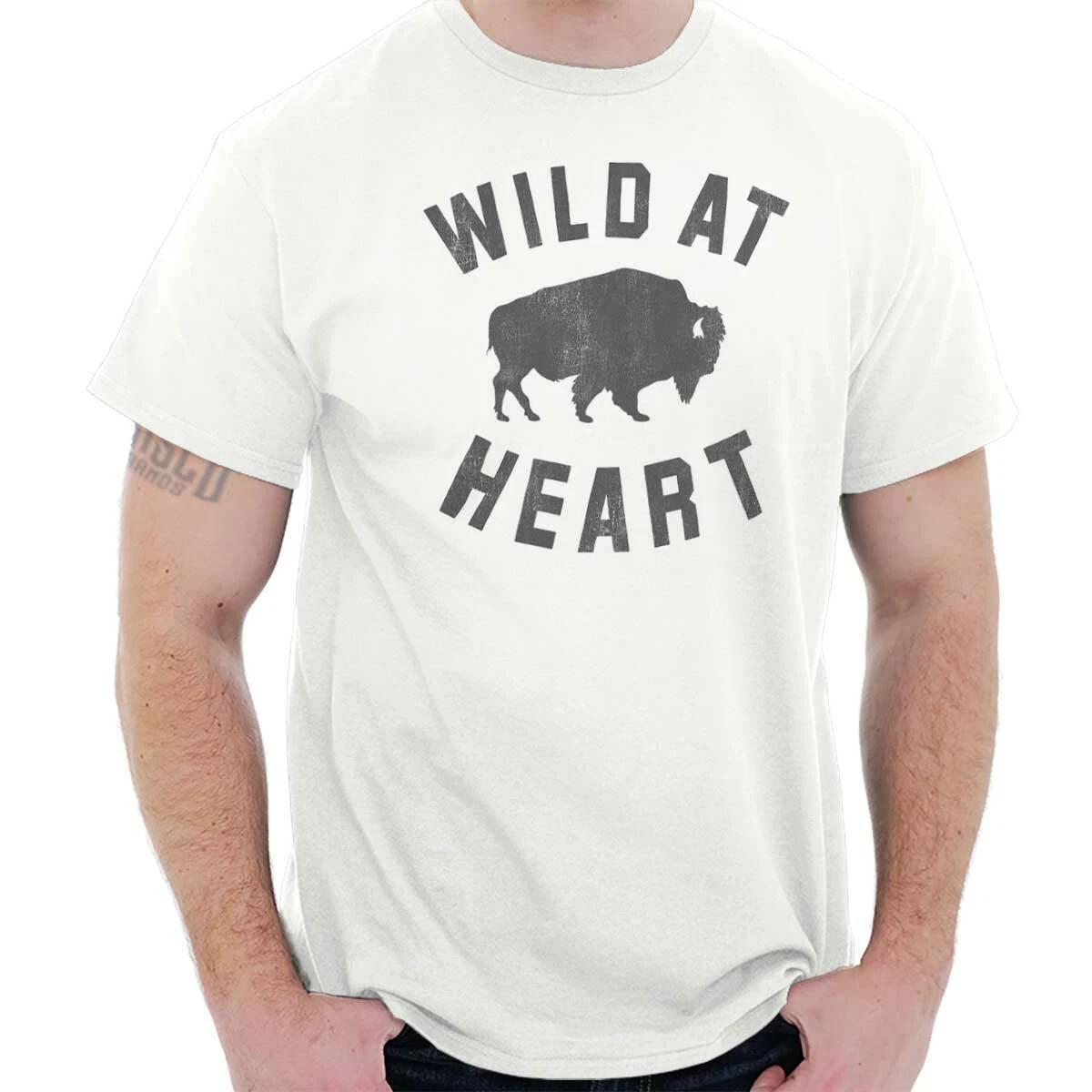 Wild At Heart Free Spirit Outdoors Nature Womens or Mens Crewneck T Shirt Tee M