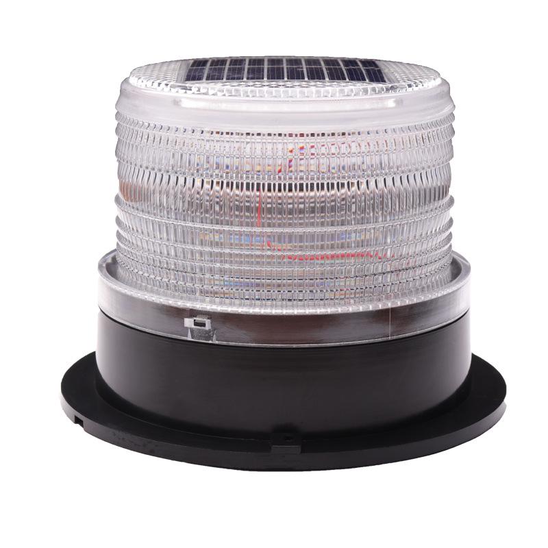 Anxiang Solar-Powered Magnetic LED Car Warning Light - Red/Blue, Dustproof & Waterproof