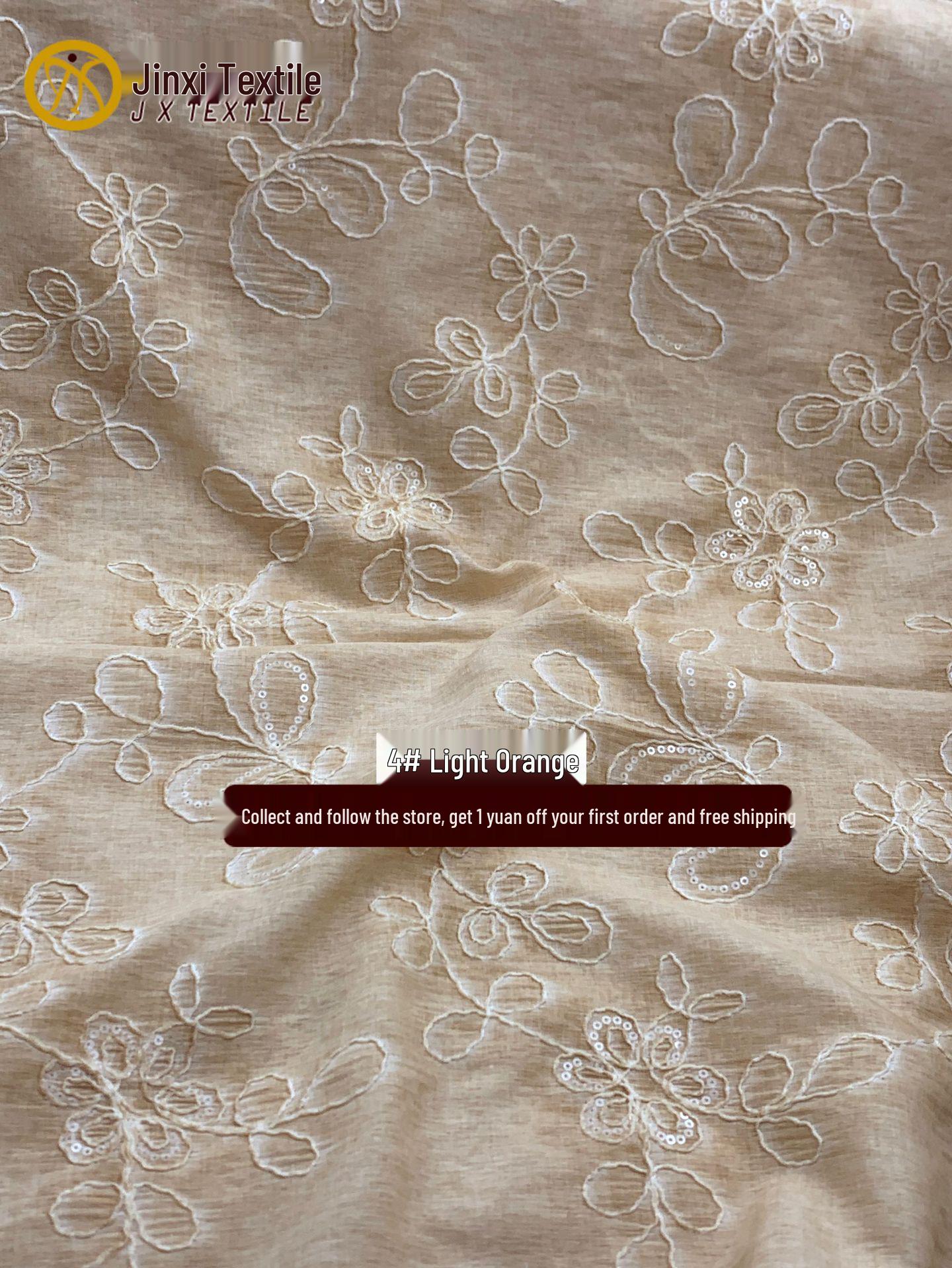 

Forest-Inspired Multicolor 3D Floral Sequined Cotton Fabric for Women s and Children s Dresses