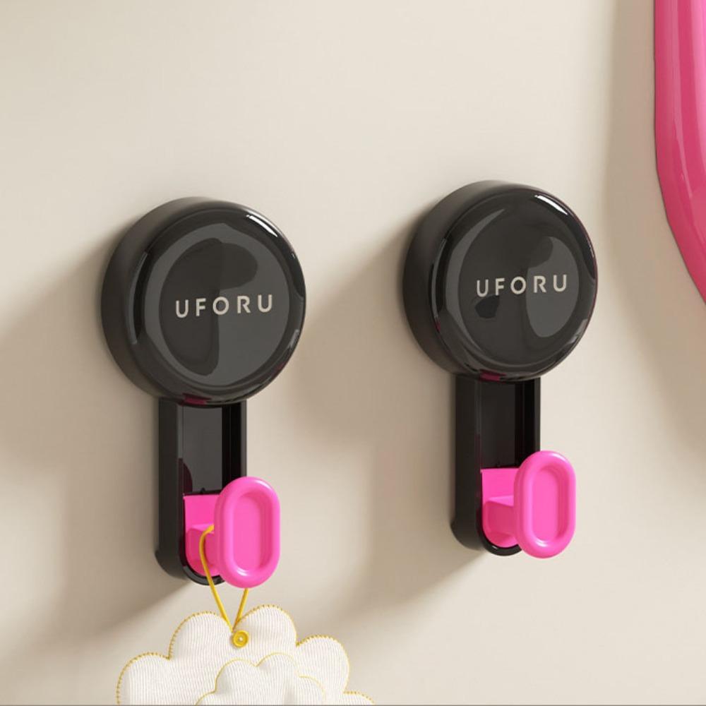 

2pcs Heavy Duty Vacuum Suction Towel Hook Reusable Bath Robe Hook Suction Cup Hooks Shower Style 2