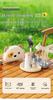 Silicone Baby Bottle & Nipple Brush Set with Drying Rack
