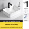 Tengxiang Ceramic Sink: White Floor-Standing Luxury Basin with Cabinet for Bathroom or Balcony
