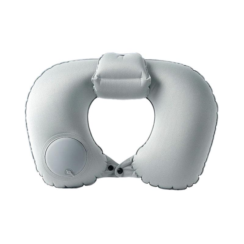 Automatic Inflatable Pillow: Portable Outdoor/Indoor Lumbar & Neck Support for Travel, Office Nap