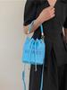 Women's Retro Fashion Bucket Bag - Single Shoulder & Crossbody Handbag
