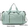 Oxford Cloth Travel Luggage Bag Solid Color Duffle Bag Simple Sports Fitness Bag  Gym