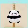 Cute Cartoon Panda Plush Keychain Soft Accessory For Bags And Keyrings With Charm