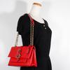 Michael Kors ChainShoulder Shoulder Bag CECE Red Leather Women Used