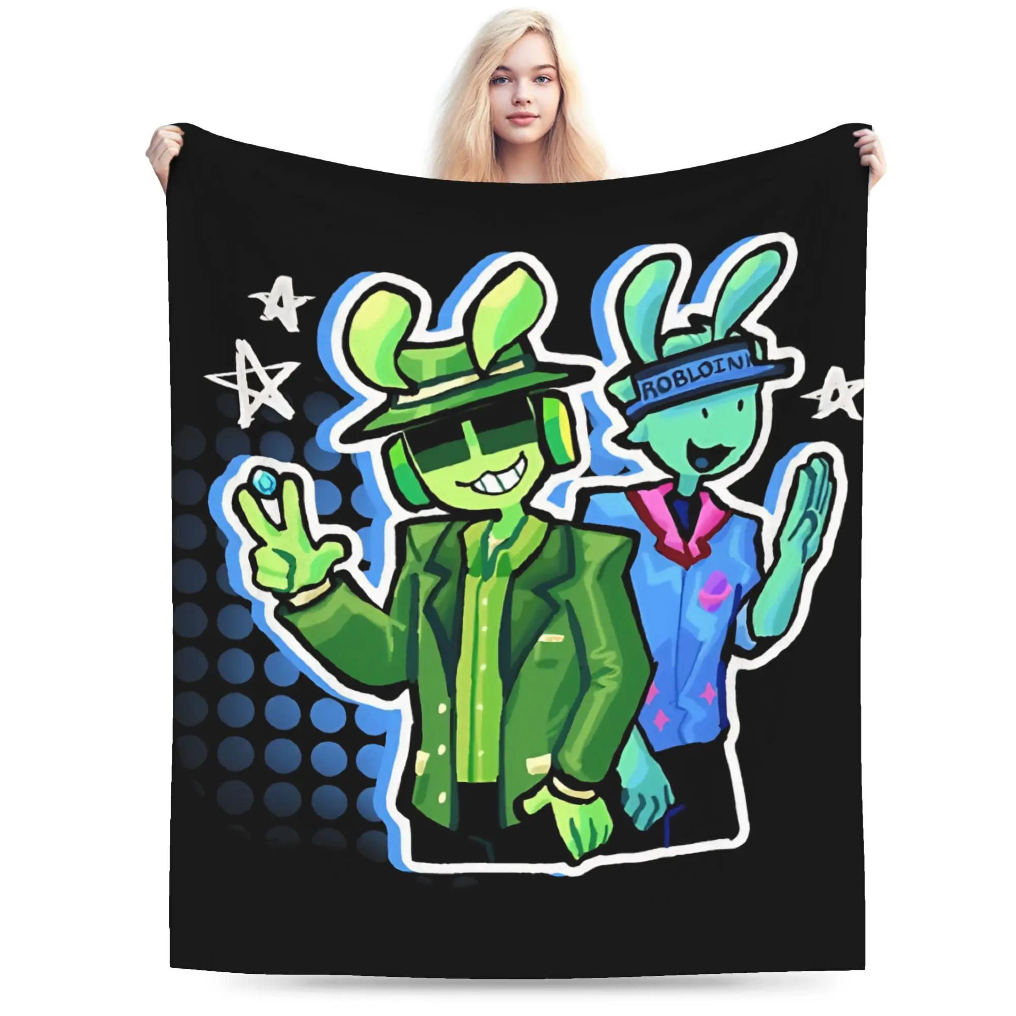 Forsaken Alien Chance and Elliot Blanket  Soft Warm Throw for Winter Boys Girls Home Decor Funny Bedspread 100x150cm