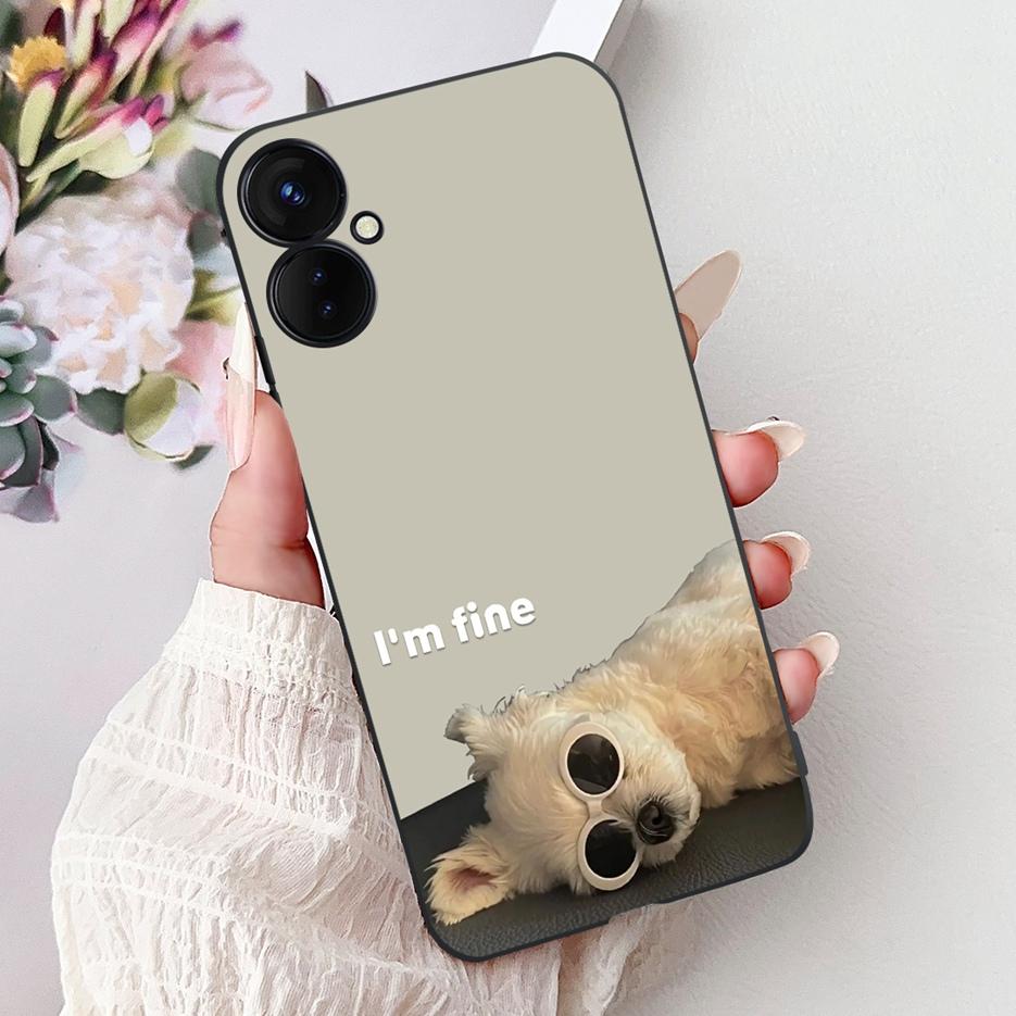 For Tecno Spark 9 Pro Case Spark9 Pro KH7n New Luxury Painted Cover Soft Silicone Phone Case For Tecno Spark 9T Spark9T KH6 Bags