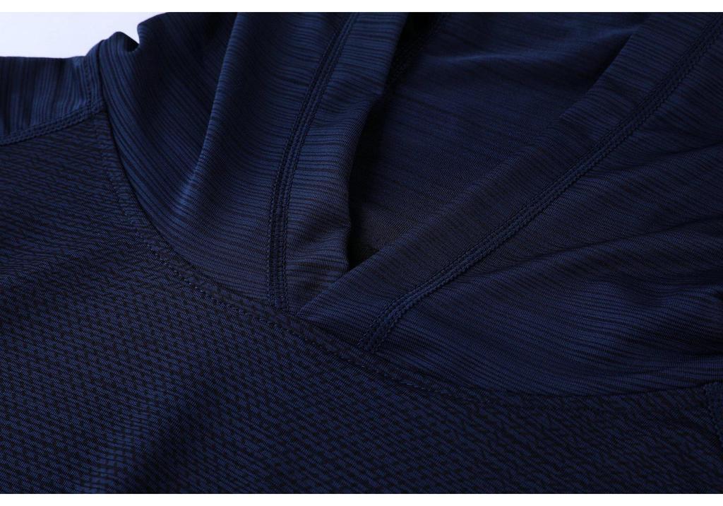 Men’s Long Sleeve Hooded Sweatshirt for Spring/Autumn Running and Fitness
