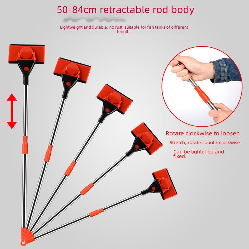 Multi-Function Long Handle Fish Tank Cleaning Brush