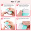Electric Nail Clippers LED Light 2-Speed Nail Trimmer Cutter Manicure Tools for Fingernails Toenails Scissors for Kids Adults