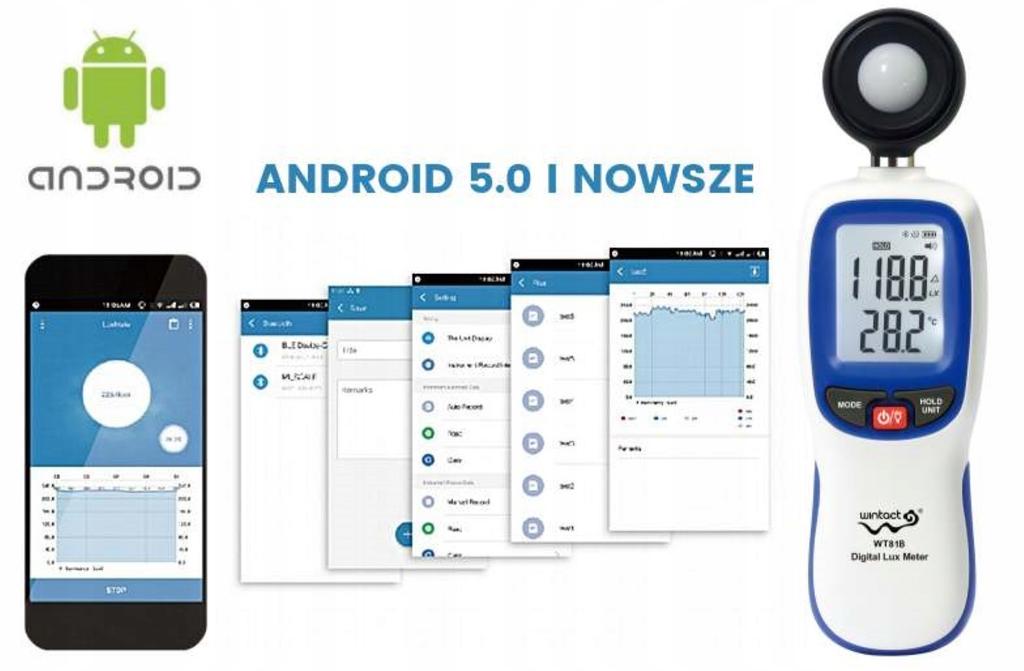 Lux Meter Light Meter Bluetooth Light Meter Wintact