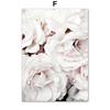 Wall Art Canvas Painting Blossom Flower Abstract Girl Nordic Posters And Prints Wall Pictures For Living Room Home Decoration
