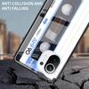 Glas-Telefonhülle für Xiaomi Mi Poco X3 NFC 11 Lite 10T Pro 9T Note 10 10TLite M3 CC9 Luxus-Cover Retro-Kassettenband