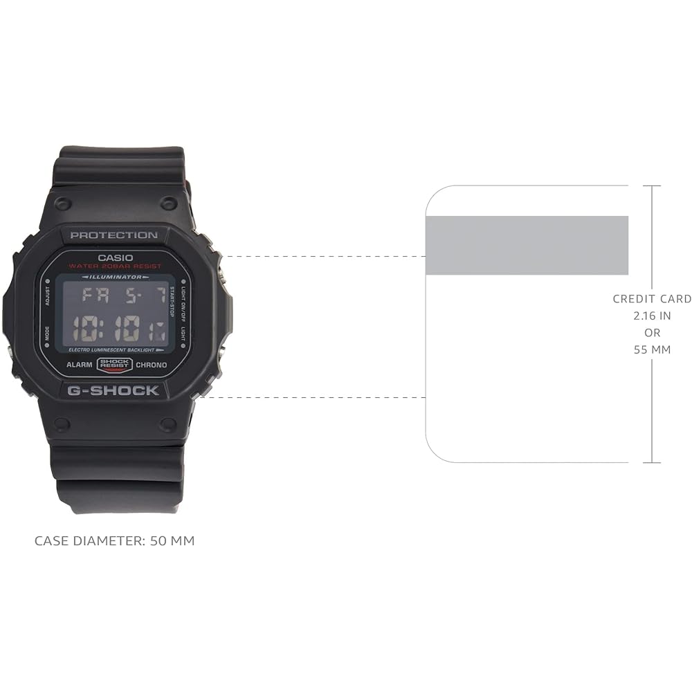 Casio G-Shock DW-5600HR-1D Men's Digital Sports Watch Quartz Black