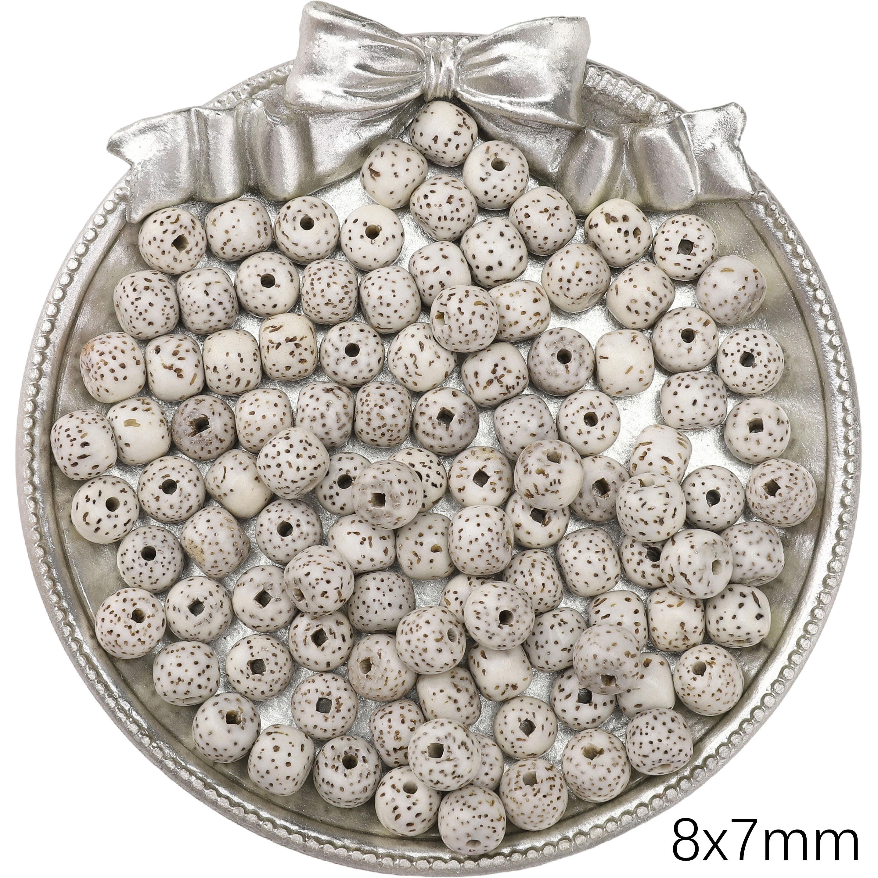 

Деревянные круглые бусины для изготовления украшений своими руками, браслетов, ожерелий Bodhi 8x7mm 10pcs