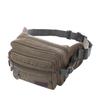 Multi-Function Multilayer Waist Packs Large Capacity Fanny Pack Casual Canvas Chest Bag  Unisex
