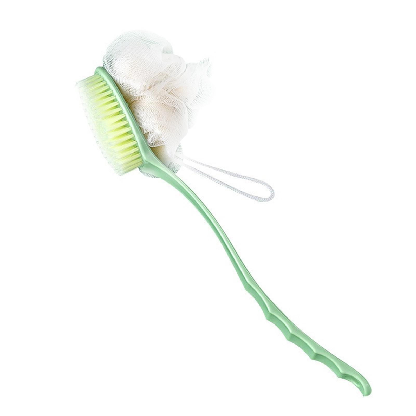 

Bath Brush Long Handle Soft Bristled Bath Brush For Household Use, Adult Scrubbing, Back Rubbing Brush One Size зелений