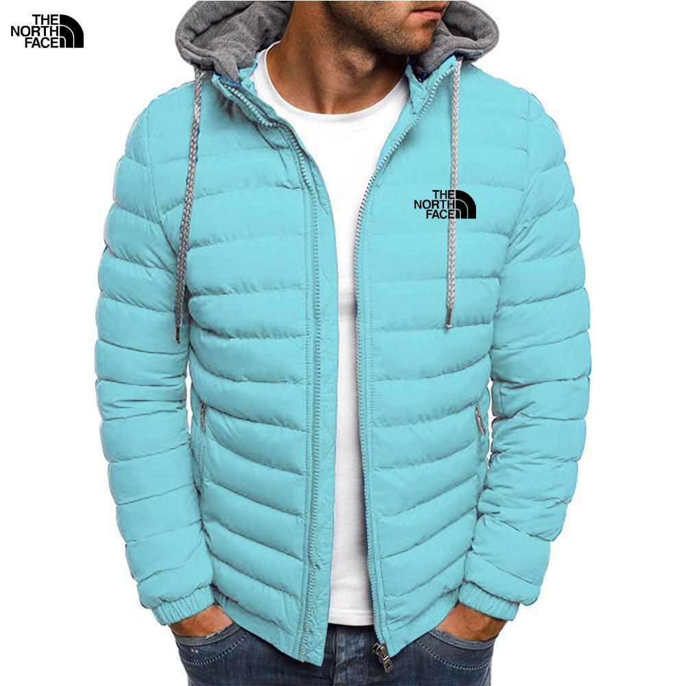 Korean Style Men's Casual Warm Hooded Cotton Jacket - Outdoor Cotton-padded Outerwear
