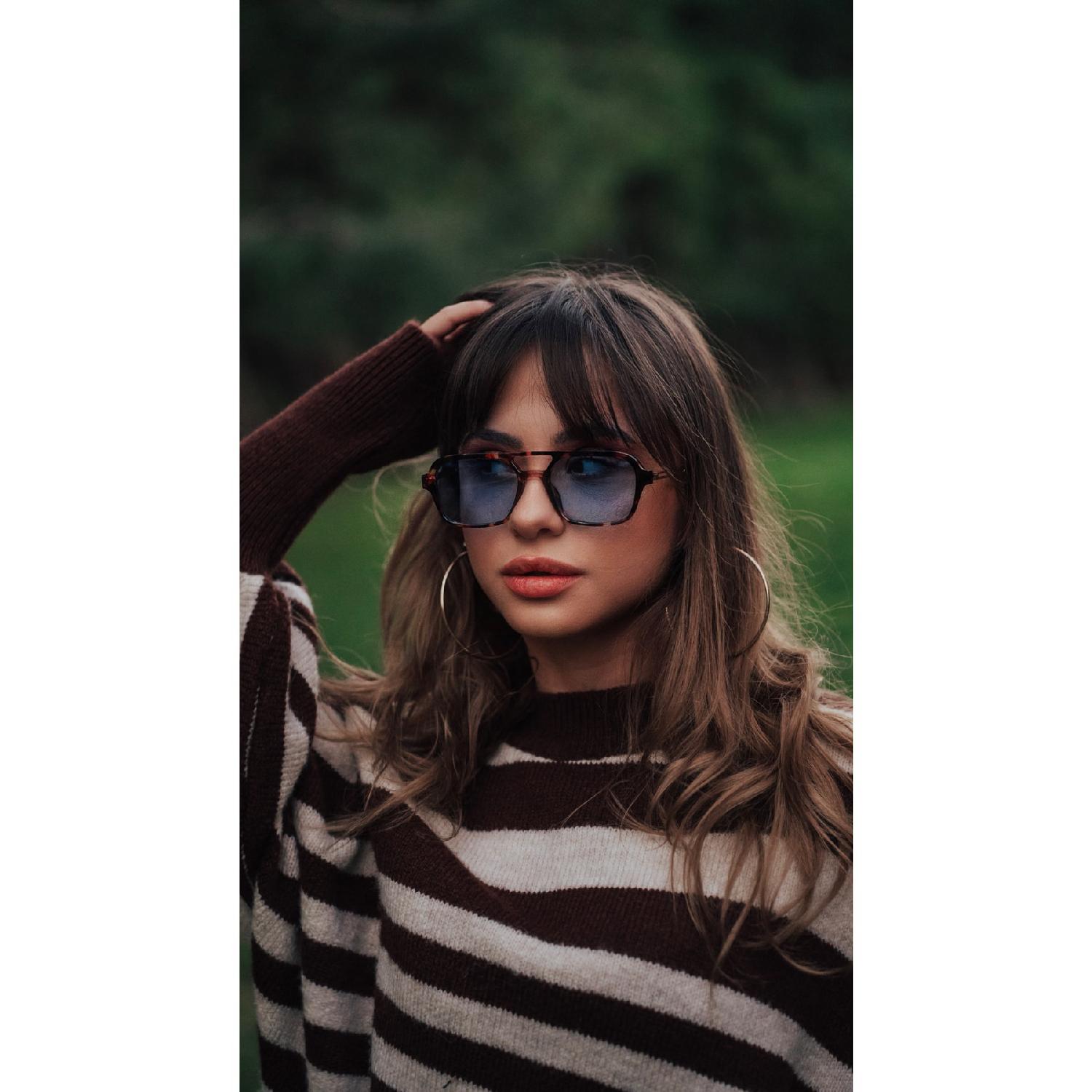 

Прямоугольные солнцезащитные очки унисекс с леопардовым принтом Ae-gm2022c1