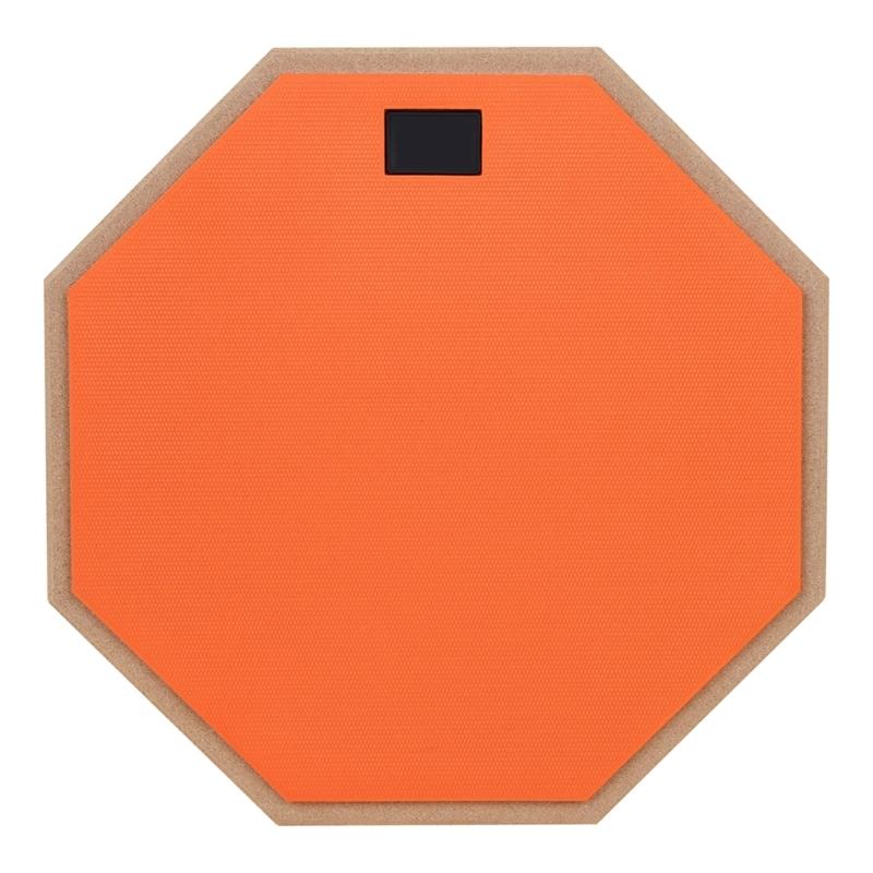 12-calowy Pad Treningowy na Bęben Pad do Ćwiczenia Bębnów Cichy Dwustronny Gumowy Pad Treningowy dla Początkujących Mata Treningowa na Werbel do Cichego Treningu