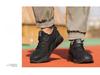 Men's All-Season Steel Toe Safety Shoes, Anti-Smash/Stab, Breathable Big G Weave, Rubber Sole