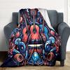 1pc Guitar Dreams Lightweight Flannel Blanket, Comfortable and Warm Blanket, for Office and Camping Sofa Bed, Livingroom131