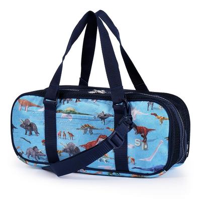COLORFUL CANDY STYLE Paint Water Cute Mesh Art Supplies Shoulder Strap Bag Dinosaur World NM901100 Bag, Repellent, Lightweight, Boys' Bag, Included,