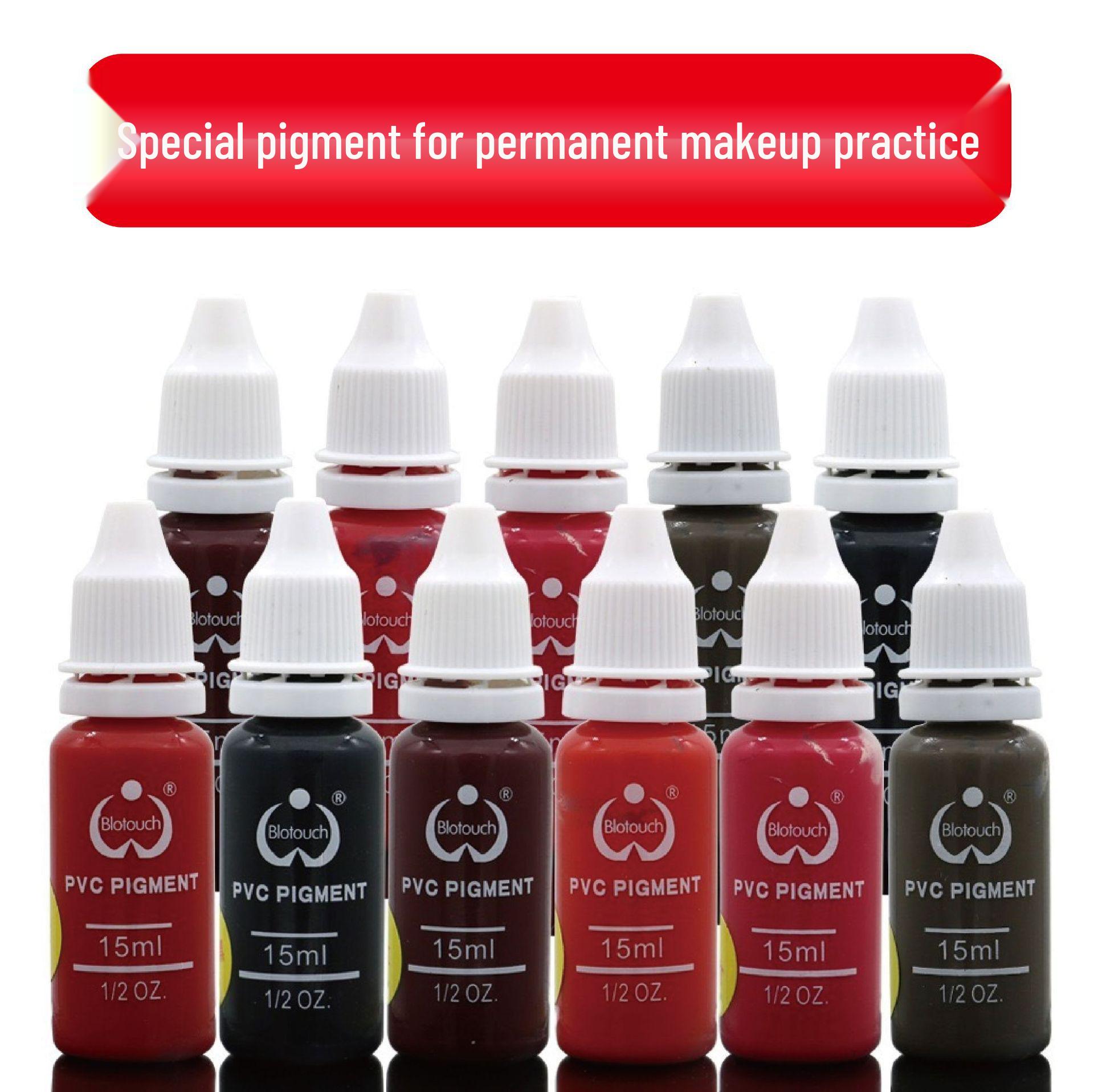 

Paul Body USA Permanent Makeup for Beginners - Eyebrow & Lip Pigment Practice Cream Dark Coffee
