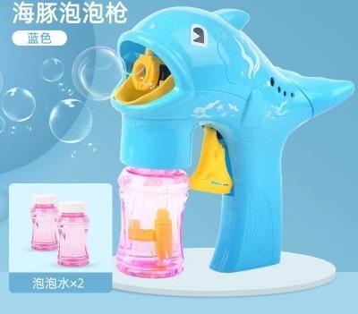 Bubble Blowing Machine Manual Toy Gun Water Tight With Liquid Mesh Red For Children Girls And Boys