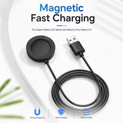 Magnetic Charger Cable For Xiaomi Watch S4/Watch  S3/Watch S2/Watch 2 Pro/Watch 5 USB Smart Watch Charging Dock 1M