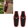 2PCS Canvas Pruning Shears Pouch Lightweight Portable Scissor Holder with Buckle Red Scissor Belt Pouch