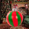 Natale Divertente Esterno Decorativo Atmosfera Ornamento Pendente Palloncino Gonfiabile Casa Festa