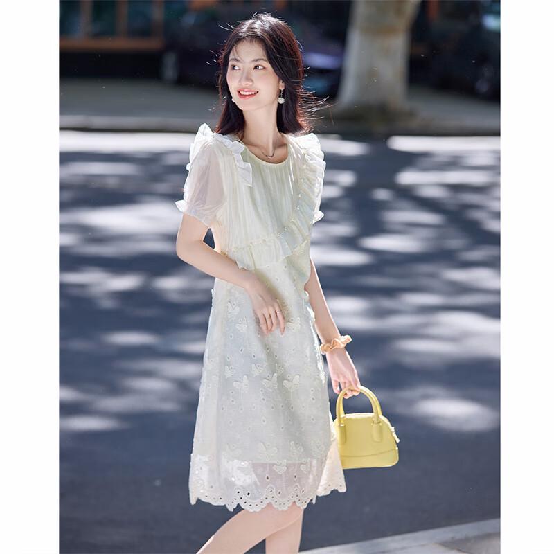 Shangjing Butterfly Embroidered Fairy Dress