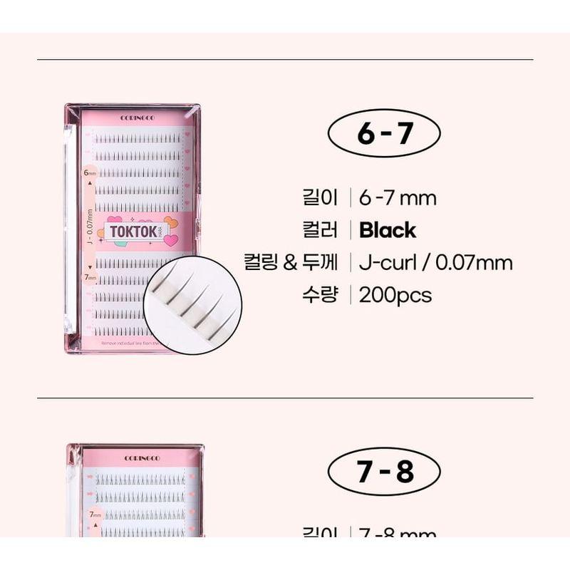 CORINGCO Toktok-Hara Filter Eyelash Under - 3 Types