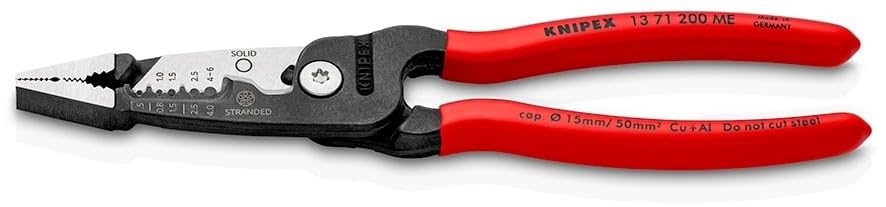 Knipex Plastic Coated Metric Wire Stripping 200mm Pliers,