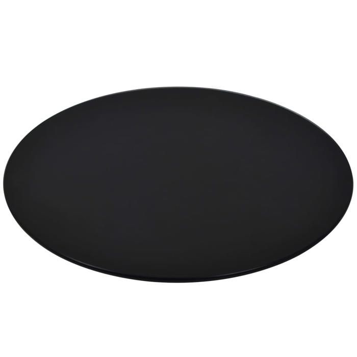 VidaXL Round Table Top Tempered Glass 700 Mm