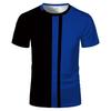 Men's Casual Simple Printed T-Shirt Round Neck Short Sleeve Summer T-Shirt Quick-Drying Comfortable Sports Top