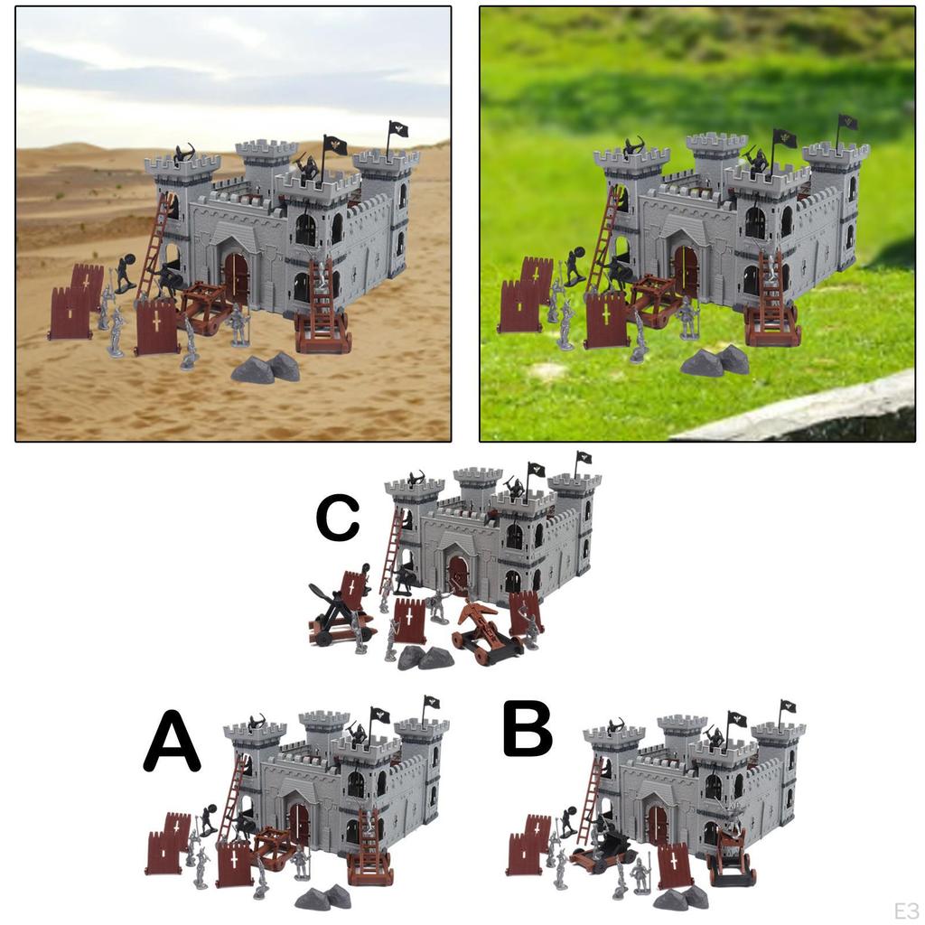 C Battle Model Set TroopCarrierVehicle Multicolor Simulate Siege War for Development Logical Men