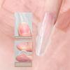 240 Stück Sandwich Dual-Nagelform Coffin Mandel-Nagelformen 14 Größen Wiederverwendbar Obere und untere Formen Nagelkunst-Verlängerung Obere Form Untere Form