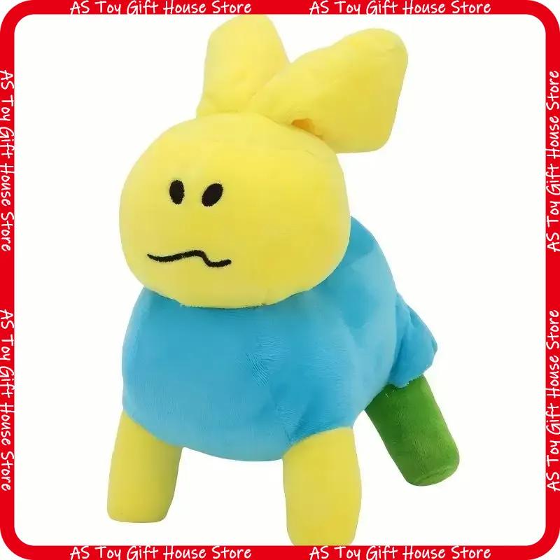 Roblox Forsaken Gubby Plush Black Rabbit Soft Cuddly Stuffed Doll Collectible Toy For Game Fans Birthday Holiday Home Gift Decor