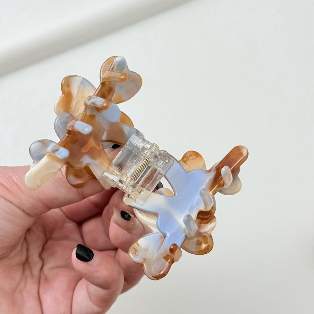 Rutschfeste Acetat-Haarkralle Süßes Kopfschmuckstück Neuer Blumen-Haarclip Haaraccessoires