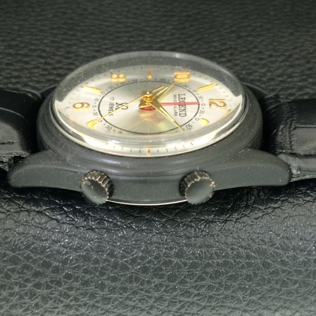 REFURBISHED VINTAGE LEGEND HAND-WINDING SWISS MENS ALARM WATCH A707539-1