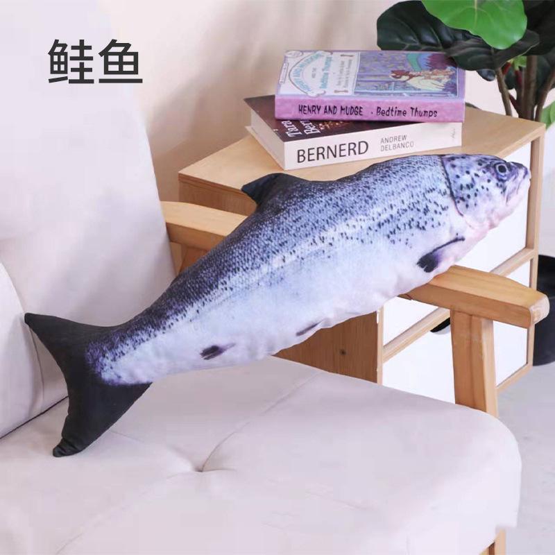 Cat Toy Training Entertainment Fish Plush Stuffed Pillow 20Cm Simulation Fish Cat Toy Fish Interactive Pet Chew Toy Pet Supplies