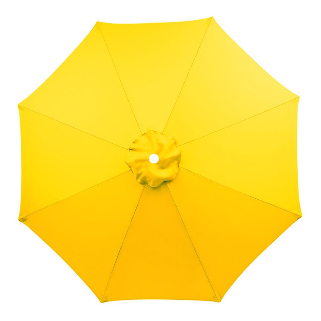 Large Outdoor Patio Umbrella with Durable Red Canopy, UV Protection, Wind Resistant, Easy Crank Lift, 8-Rib Frame for Garden, Deck, Poolside, Backyard