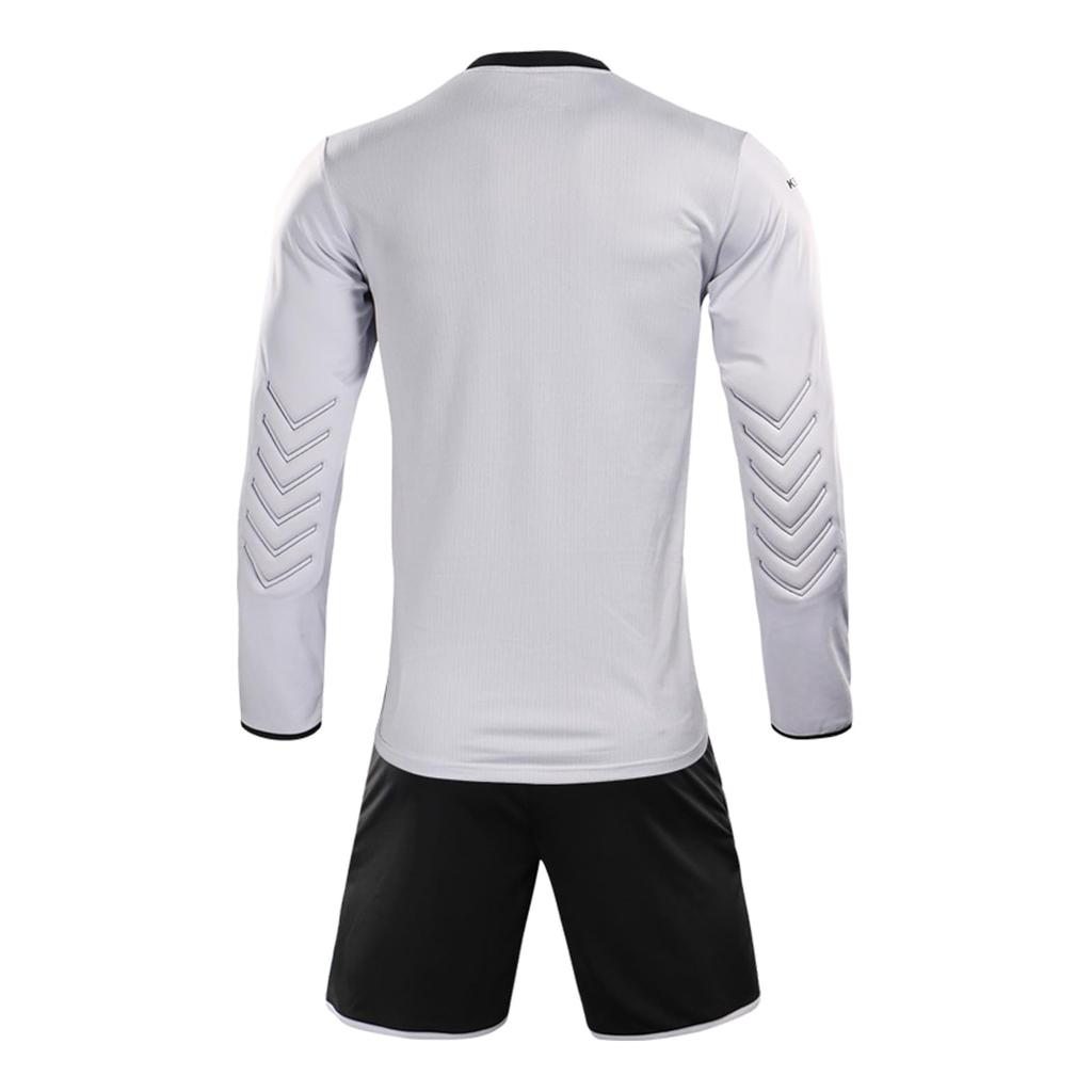 Goalkeeper Wear Set and Spare Set for Matches and Training [Kelme] Men's Long-Sleeve (Top Pants) - (Black 2, M)