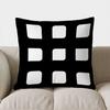 Cute Christmas Deer Pattern Throw Pillow Cover With Short Plush Print Living Room Sofa Decoration Cushion Cover Pillow Covers