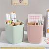 Multi-Purpose 4-Slot Plastic Storage Box Desktop Organizer Pen Holder Jewelry Tray for Office Home Bathroom Bedroom